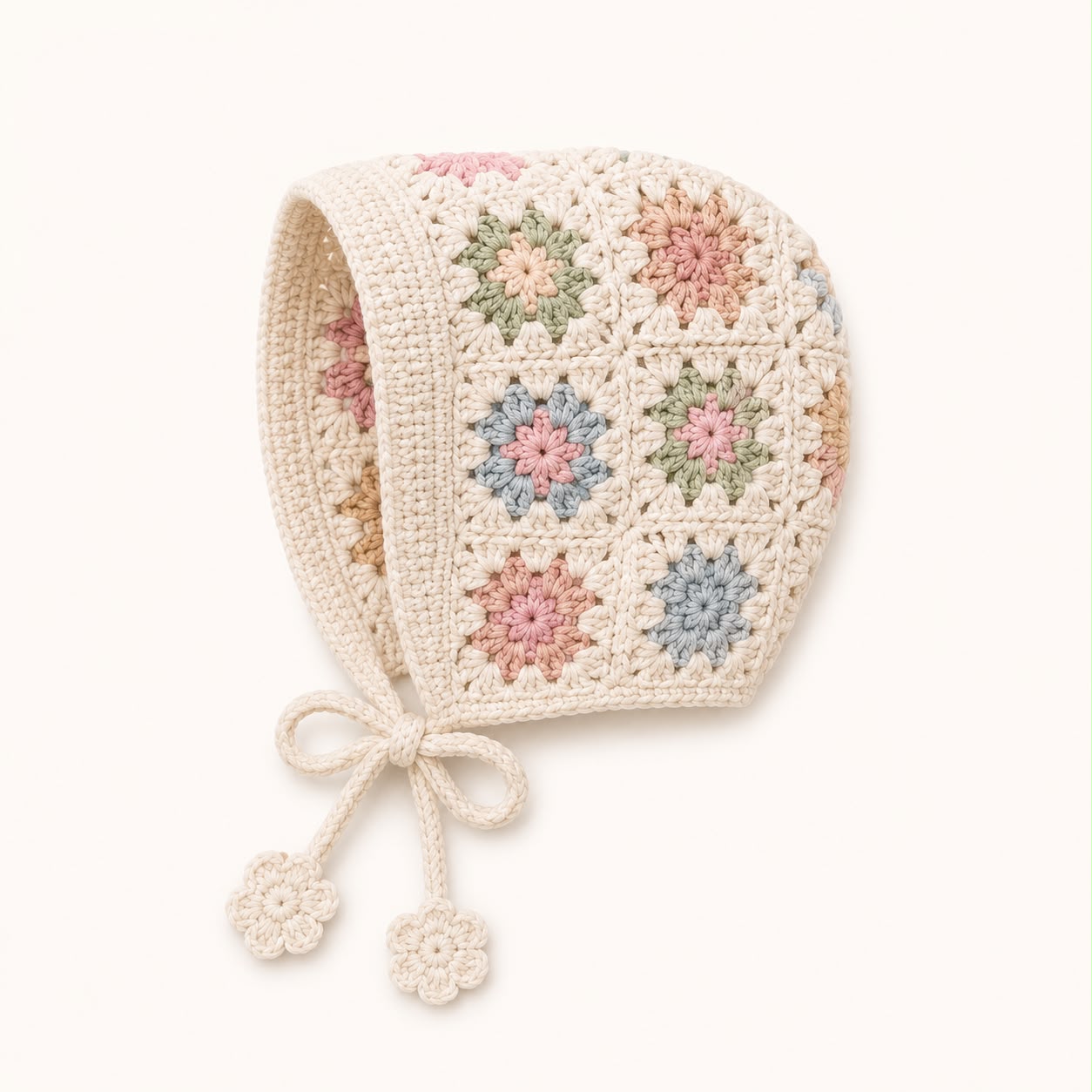 Granny Square Bonnet