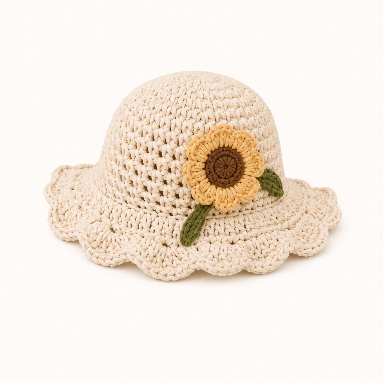 Sunflower Crochet Hat